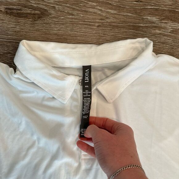 Vuori White Polo XXL - Picture 2 of 2